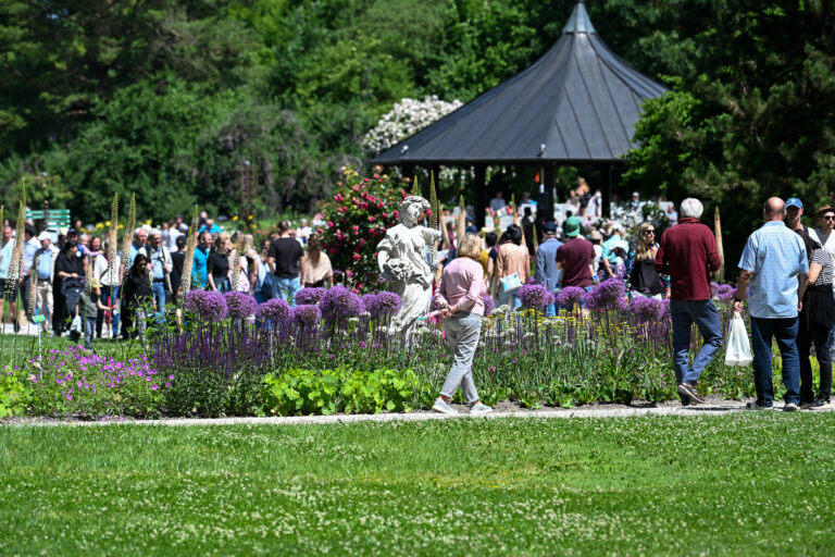 Jubiläumsfest Botanischer Garten 
90 jähriges Jubiläum 2026 
Eröffnung am Rosenpavillon mit OB Dr. Florian Freund und dem Freundeskreis des Botanischen Gatrens